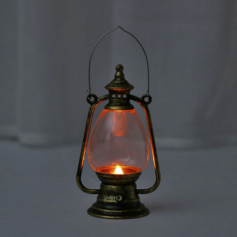 LED Electronic Candle Retro Portable Lantern
