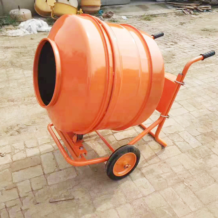 小型电动混凝土搅拌机 220v手推可移动工地砂浆饲料滚筒搅拌罐