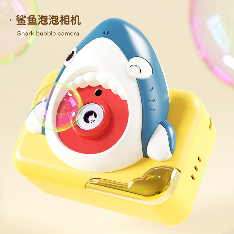 Summer Unicorn Bubble Machine Automatic Luminous Music Electric Bubble Camera Bubble Blowing Toy Children's Toy