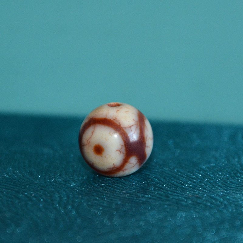 天然血丝龙纹三眼圆天珠散珠吊坠手链项链配件-阿里巴巴