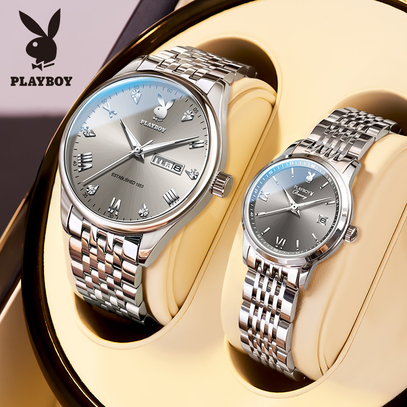 七夕礼物情侣手表情侣款一对简约男女士手表腕表-阿里巴巴