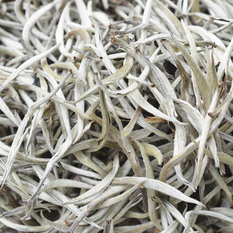 白茶茶叶大白毫大芽云南景谷秧塔芽头月光白毫银针250克亚马逊厂