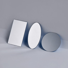 厂家直销方形玻璃镜片圆形化妆镜玻璃原片异形玻璃钢化玻璃批发