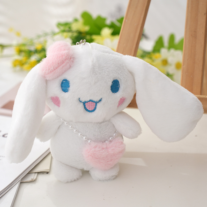 Cute Cinnamon Dog Plush Toy Doll Pendant Bunny Bag Pendant Jade Guiru Ragdoll Keychain