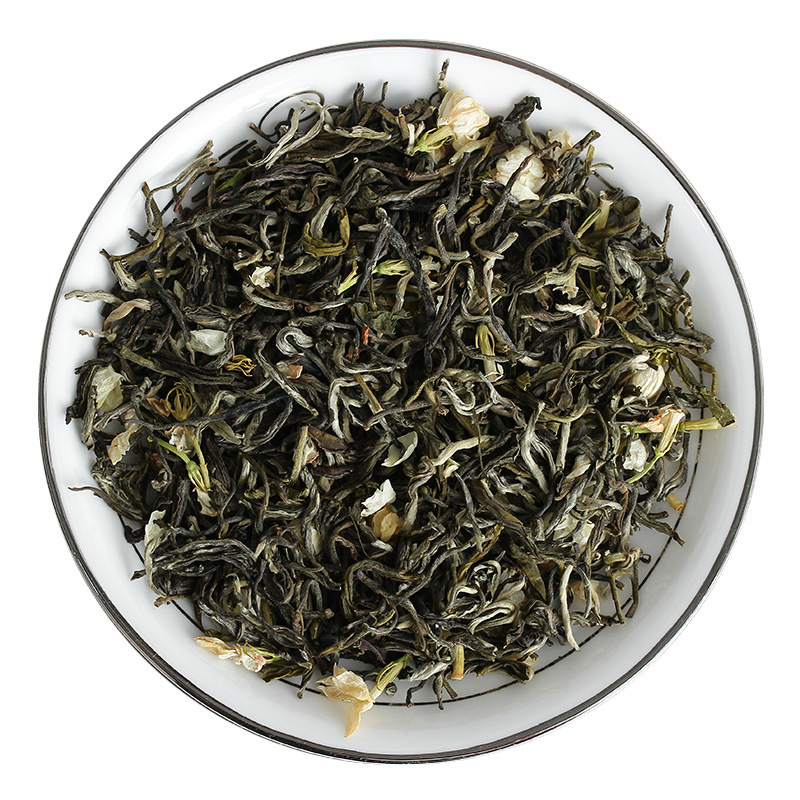2021年茉莉花茶叶 大白毫茉莉花茶 浓香型 500克散茶绿茶批发
