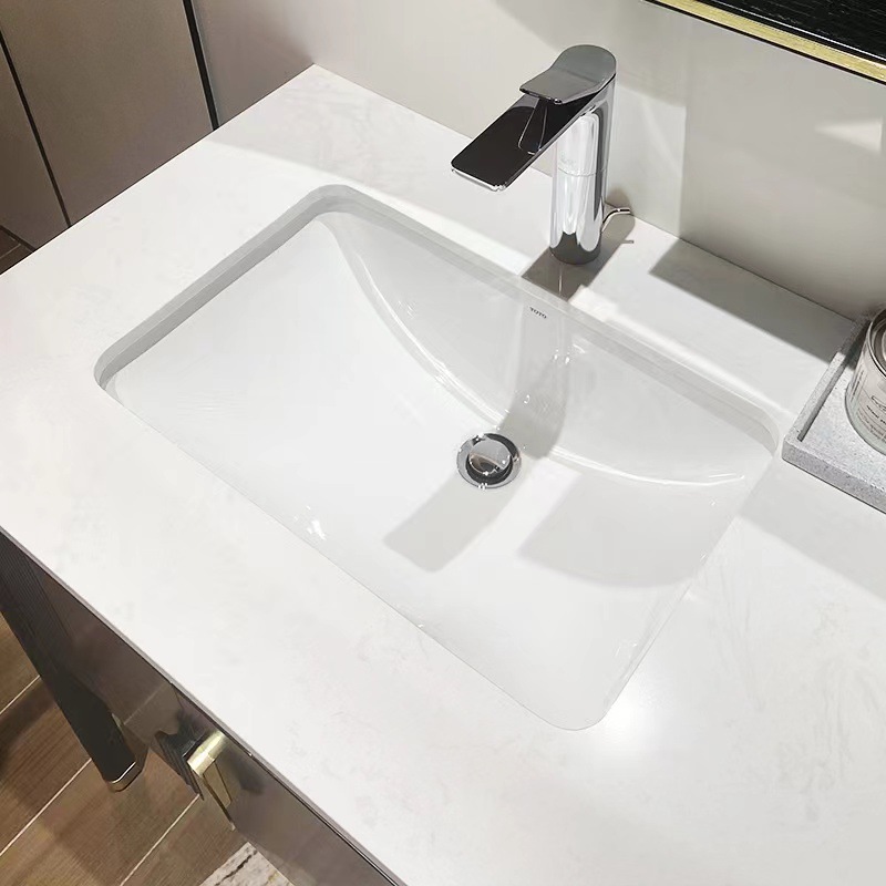 Toto Drop-in Sink Lw596rb/1535b/1536b Embedded Zhijie Ceramic Square Washbasin Wash Basin