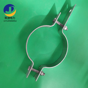 单长尾抱箍 杆用悬垂线夹挂线用紧固件 热镀锌抱箍 单耳抱箍