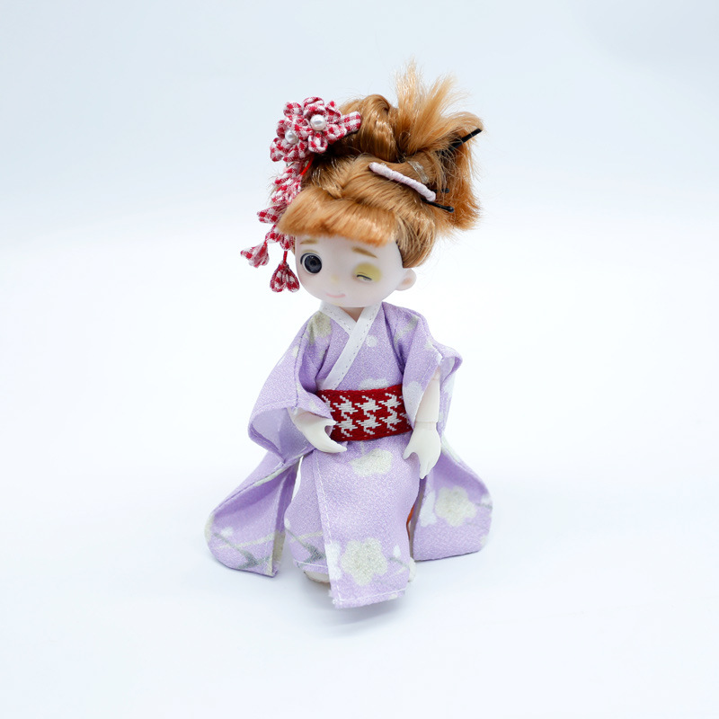 ob11娃衣 和服套装浴衣molly娃衣 12分bjd娃娃定位印花和服 现货