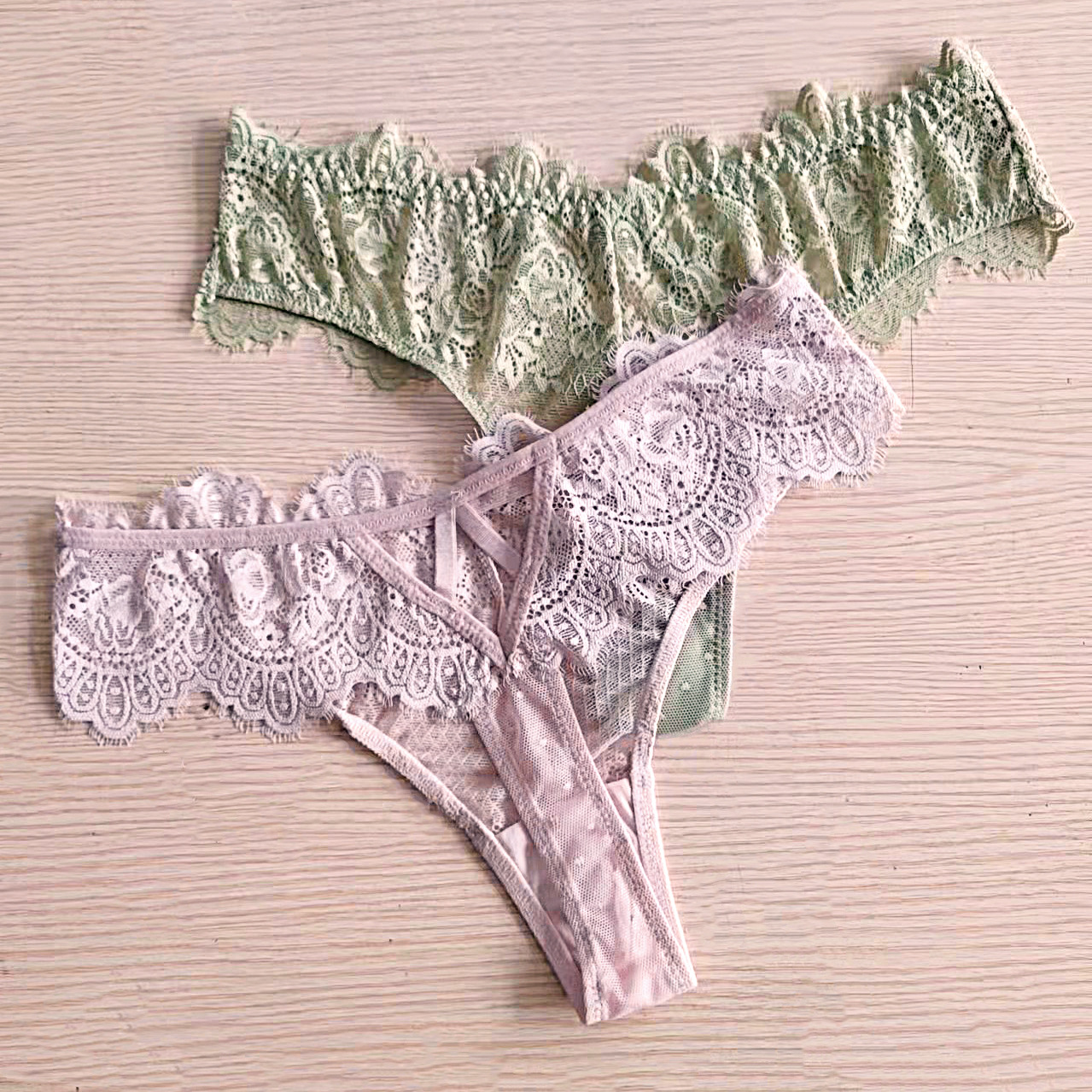 欧美性感蕾丝丁字裤无痕内裤女透明情趣诱惑大码夏季女士t裤混批