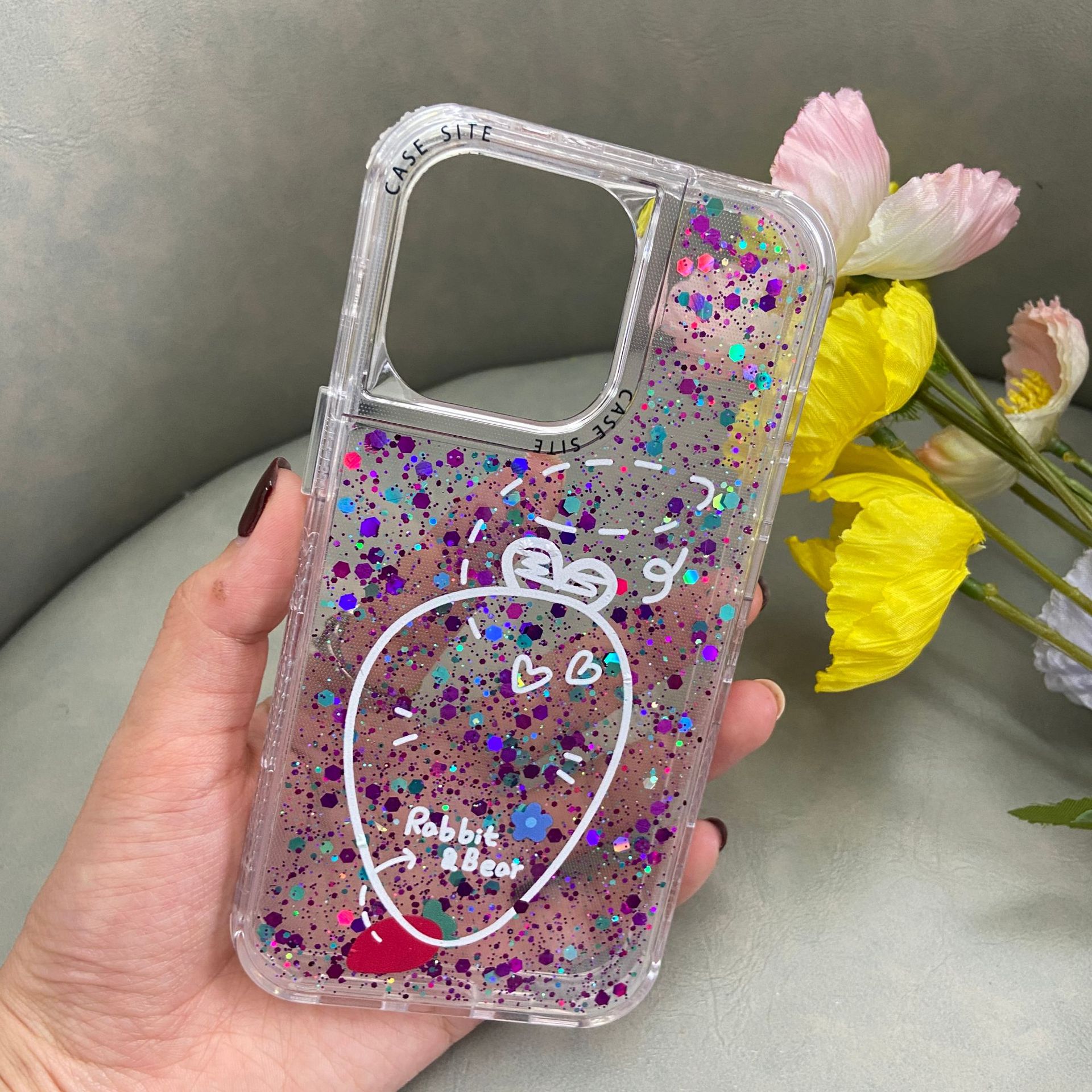 外贸手机壳适用于oppo reno 11水晶三合一滴胶彩绘印图爆款手机套