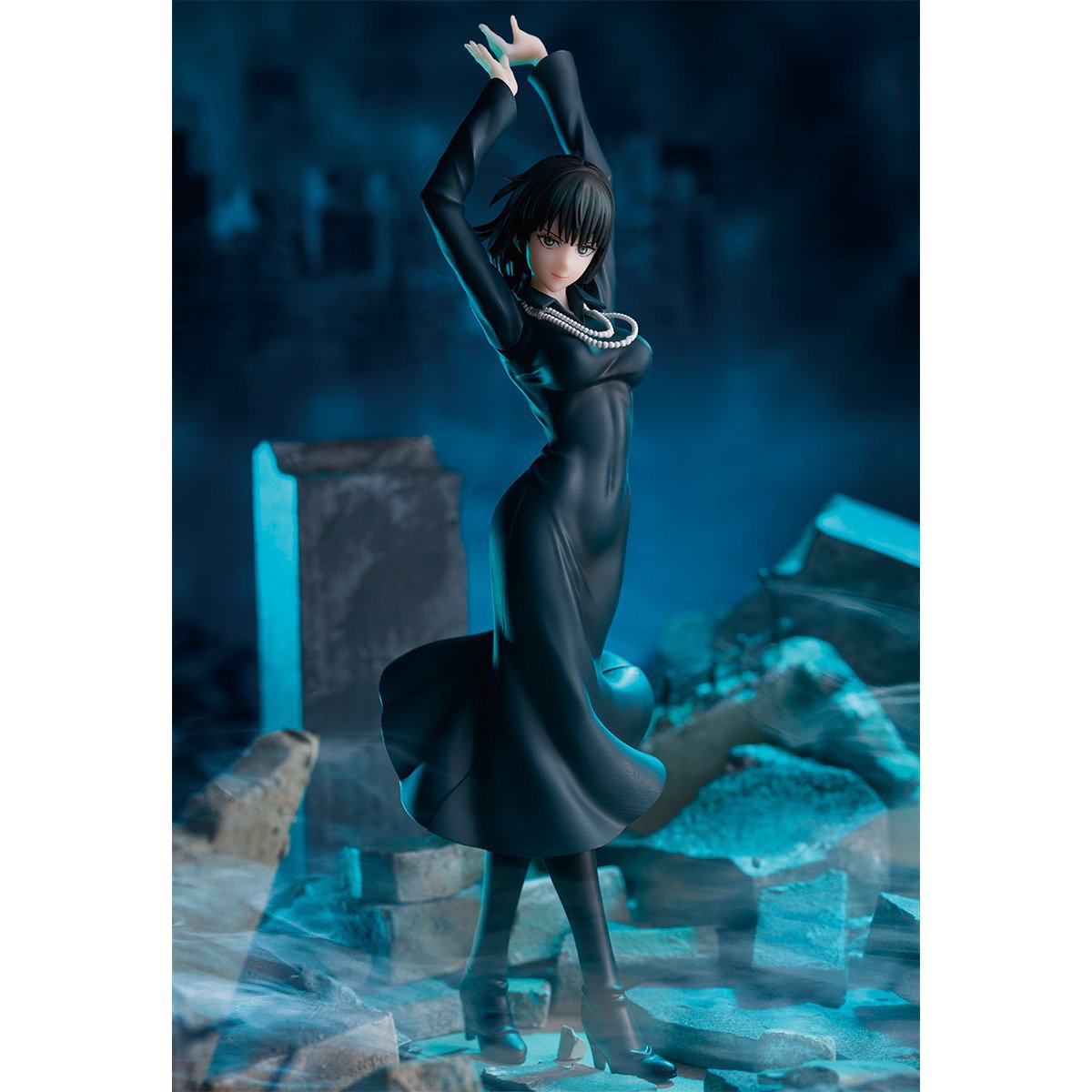 眼镜厂 一拳超人 地狱吹雪地狱岚 英雄 组立景品手办礼物