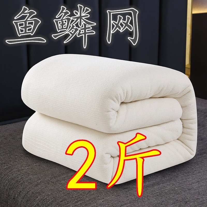 Xinjiang Cotton Quilt Inner Quilt Cushion Cotton Quilt Thickened Dormitory Students Bedding Factory Direct Supply Wholesale Order