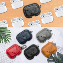 适用airpods pro耳机套苹果3代蓝牙无线保护壳 皮壳现货定 制批发