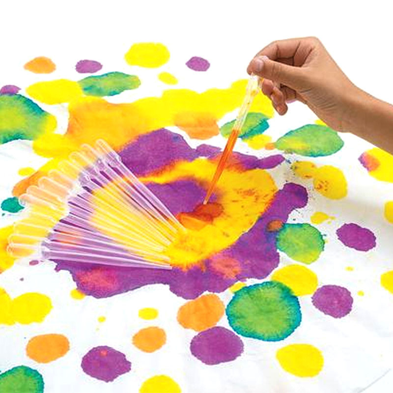 儿童绘画一次性3ml透明滴管吸管 幼儿实用工具吹画滴管画工具