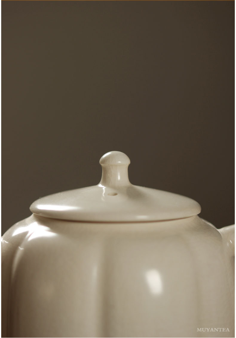 慕陶日式苏打釉茶壶创意手作南瓜壶陶瓷功夫茶具泡茶壶球孔单壶