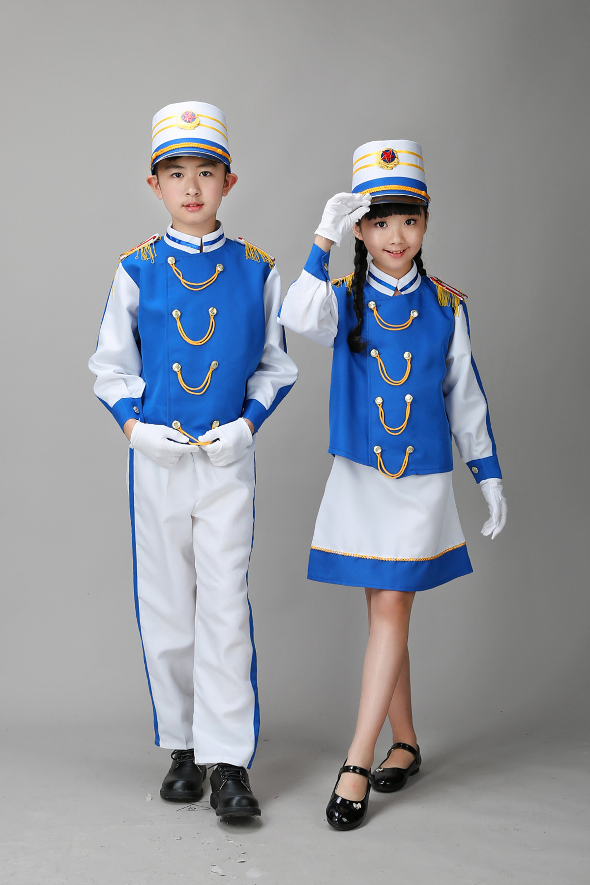 20新款中小学生升旗手服鼓号队服装军鼓乐队仪仗队服少先队鼓号服