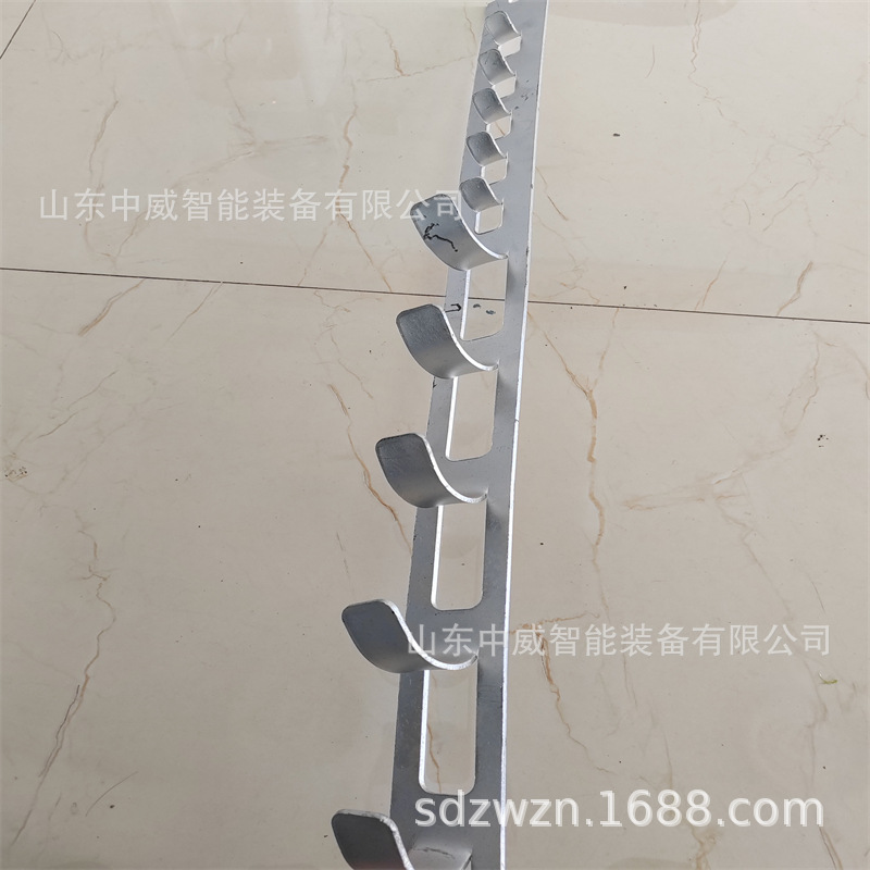 中威矿用电缆金属挂钩 一次成型坚固耐用 10连钩巷道金属挂钩