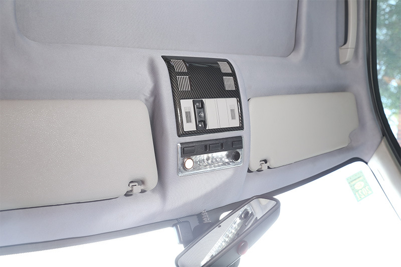 深圳车涯 适用于宝马x3汽车用品 06-10款x3头顶阅读灯框 碳纤纹