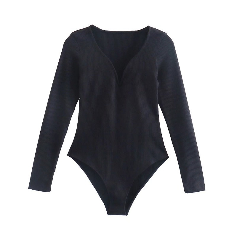 女v字连体衣图片