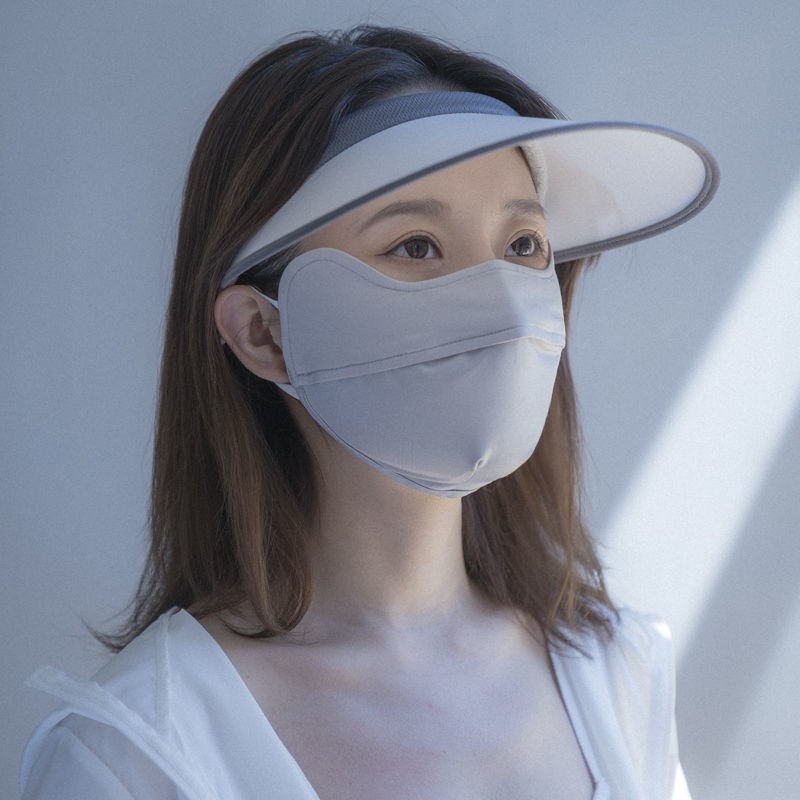 冰丝口罩夏季防晒防紫外线透气面罩户外骑行防尘口罩现货批发