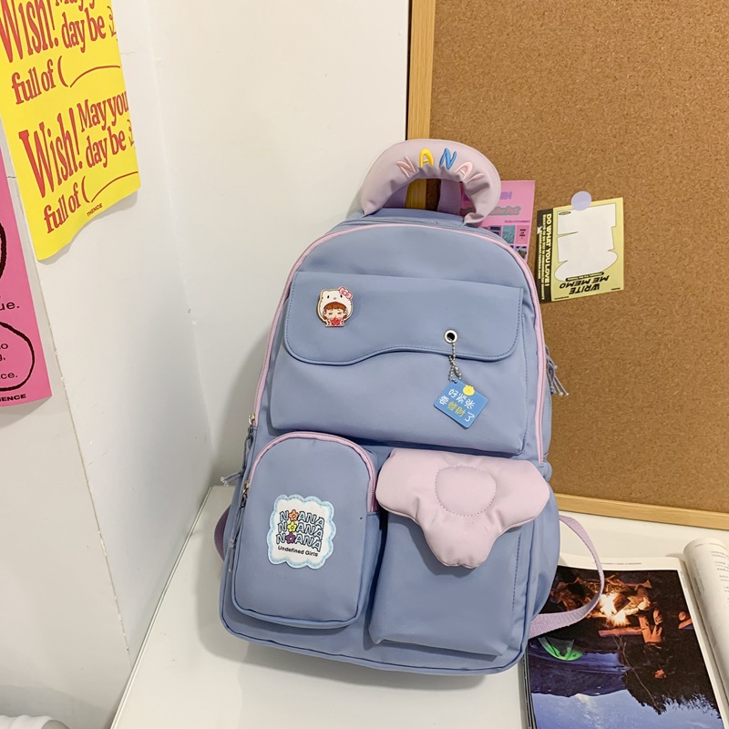 Schoolbag Female Ins College Style Middle School Student Junior High School Backpack Cute Girl Backpack