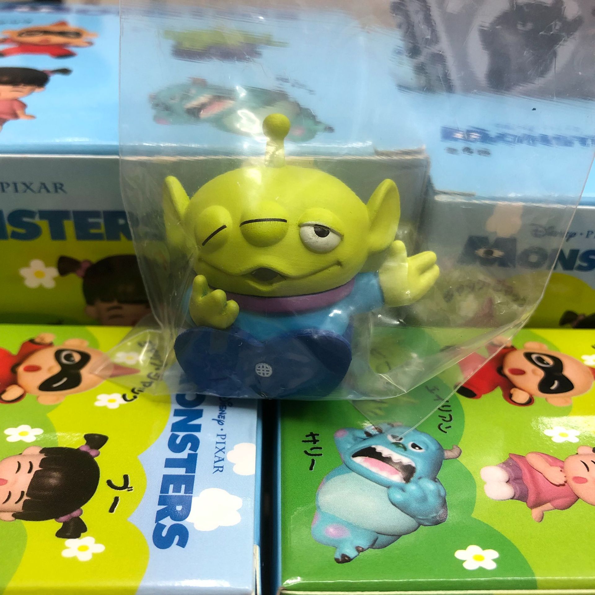 怪兽大学 毛怪 大眼仔 肩靠肩 瞌睡 车载 抓娃机公仔4款盒装