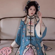 【宁安锦绣】重工刺绣清供汉服女日常马面半裙三件套四季款