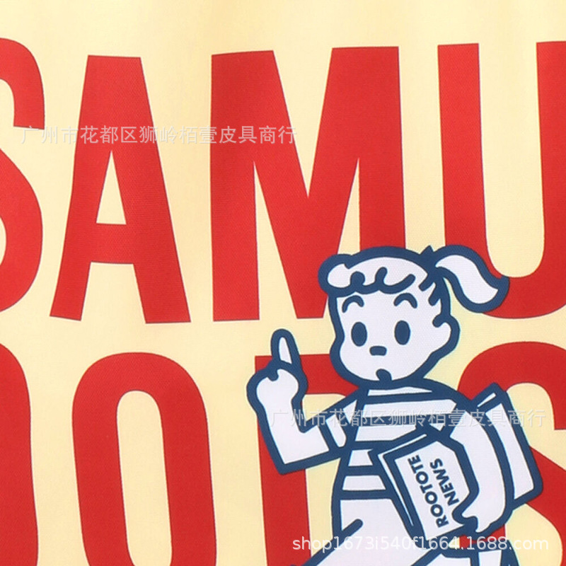 日单卡通可爱原田治小女孩单肩包动漫手拎手提购物袋大容量托特包