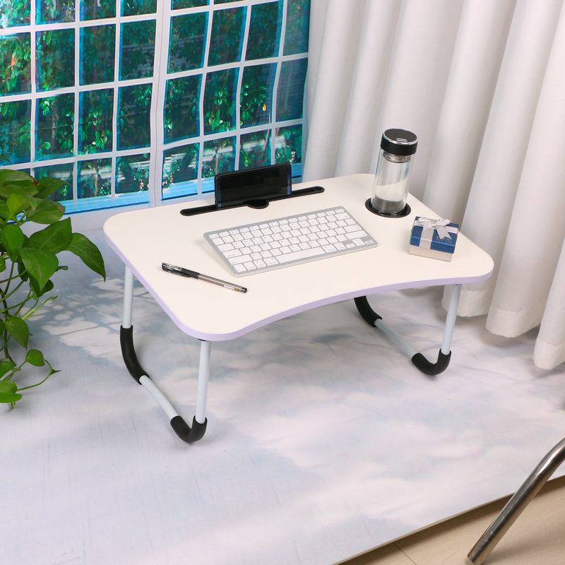 Bed Table One-Piece Desk Laptop Desk Lazy Table Folding Table Simple Stall Home Bedroom Small Table