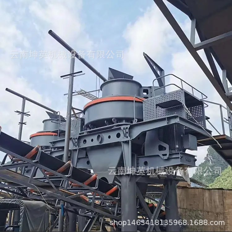 玄武岩石制砂生产线 砂石石料冲击破碎机 碎石生产线 砂石破碎机