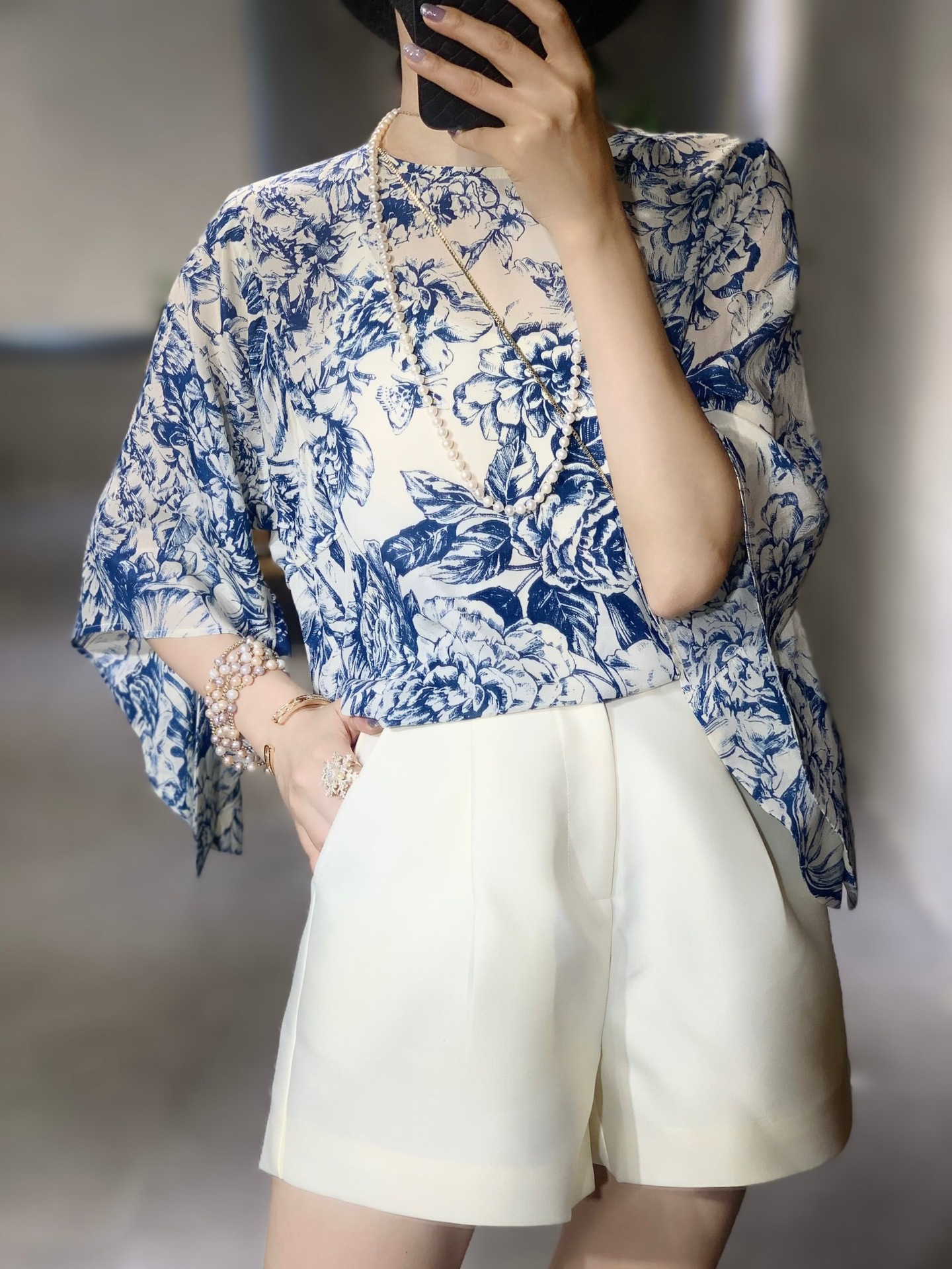 青花瓷女装套装图片