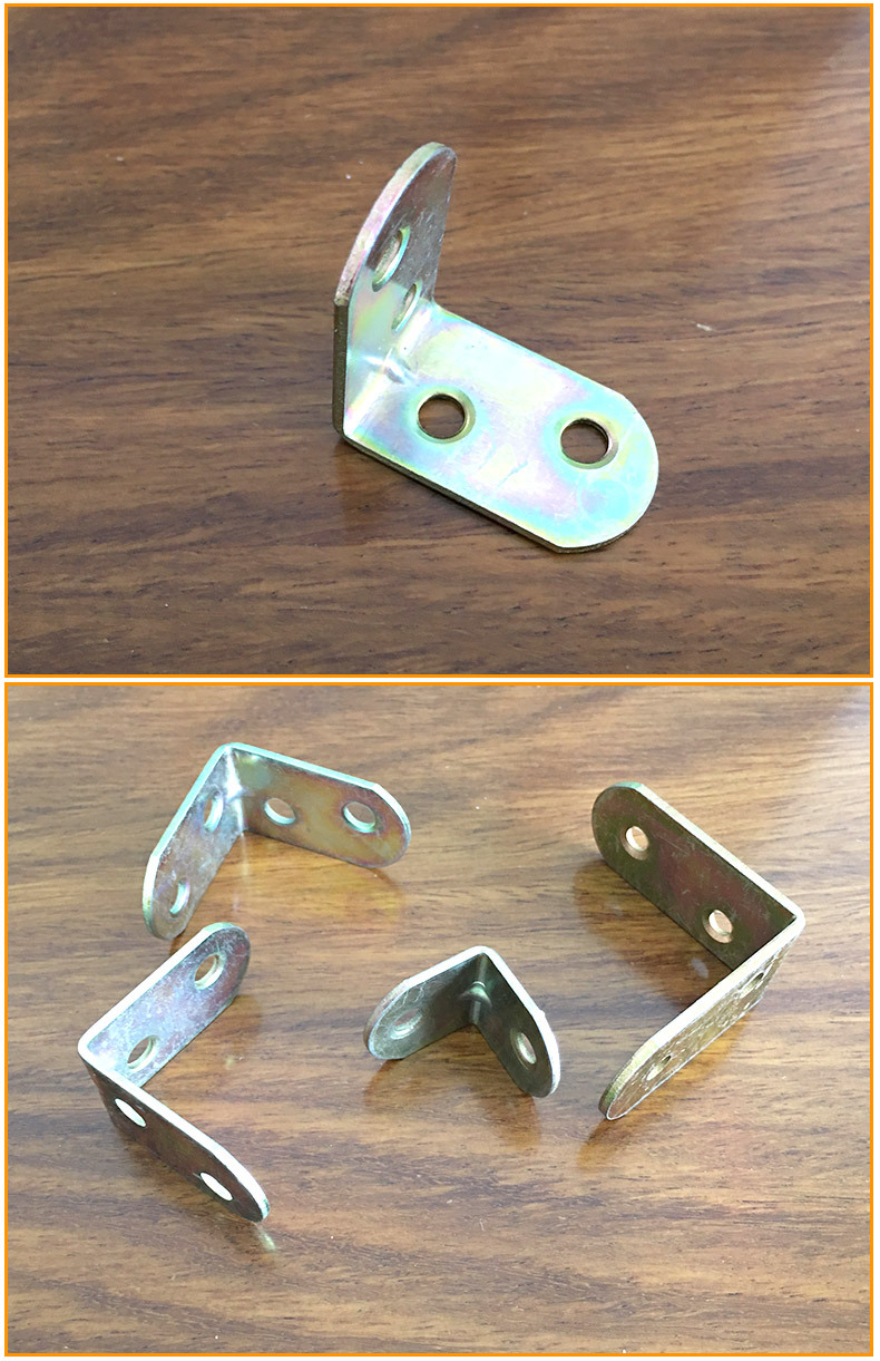 好德利厂家供应彩色l型直角铁角码圆头加厚90度连接角码批发