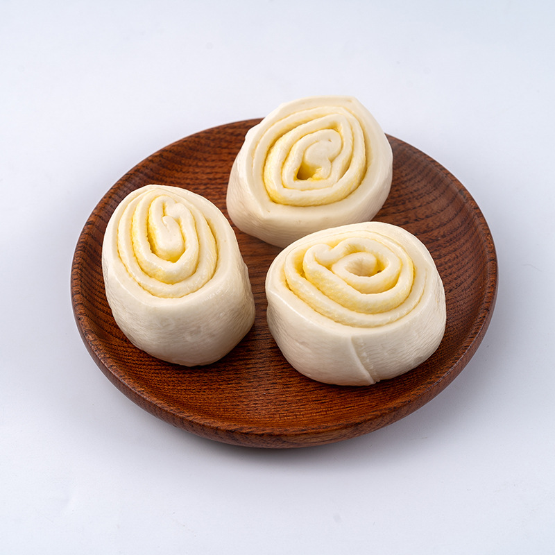 新发现 奶黄卷奶黄花卷速食早餐速冻包子包点 500g/包