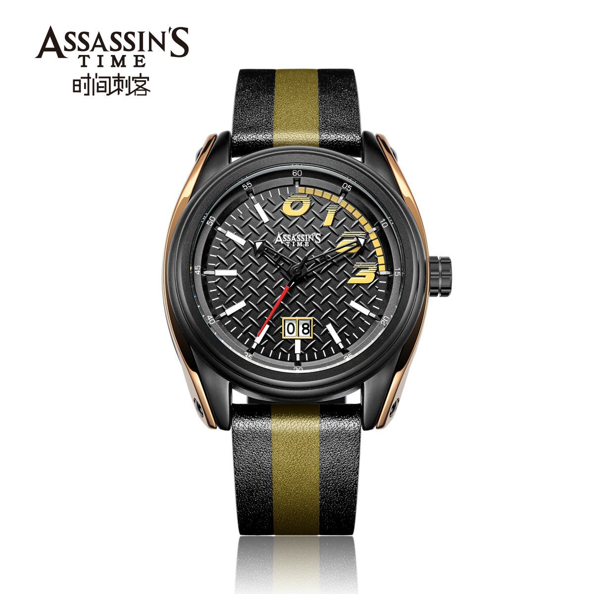 源头工厂批发男表直播爆款日本石英机芯学院风男士手表高档正品