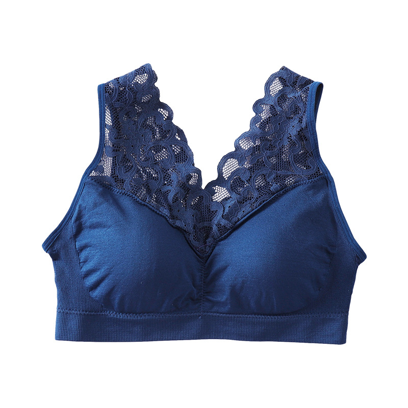 Exclusive for Cross-Border 1931 Fengzhixin Underwear Lace Lace Vest Tube Top Beautiful Back Wrapped Chest Seamless Wireless Bra