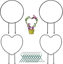 植物攀爬架 爱心圆形支架创意插花架爬藤花架园艺跨境专供