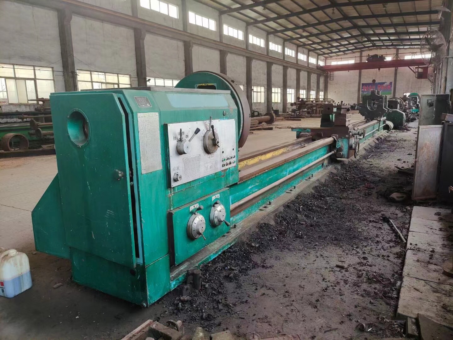 二手机床卧式车床cw61125b/14米安阳鑫盛