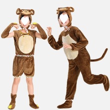 儿童演出服猴子六一动物幼儿园舞蹈服捞月成人小猴子表演服装跨境