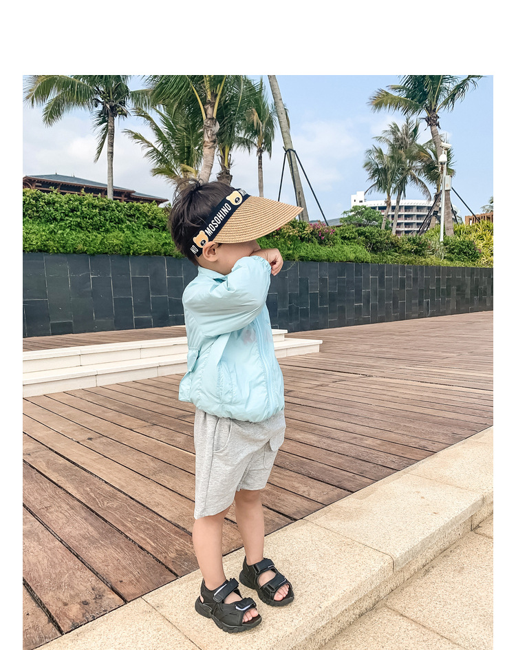 儿童防晒衣夏季薄款男宝宝空调服2021新款童装小童夏装男童外套潮