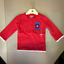 GW-2314婴儿童装秋衣长袖T桖纯棉精品外贸原单库存Place大品牌