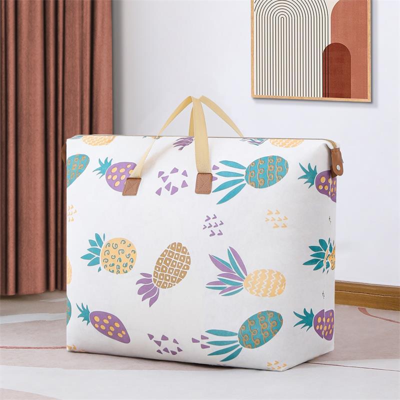 New Portable Non-Woven Quilt Bag Moisture-Proof Clothes Quilt Buggy Bag Oversized Luggage Packing Moving Bag in Stock