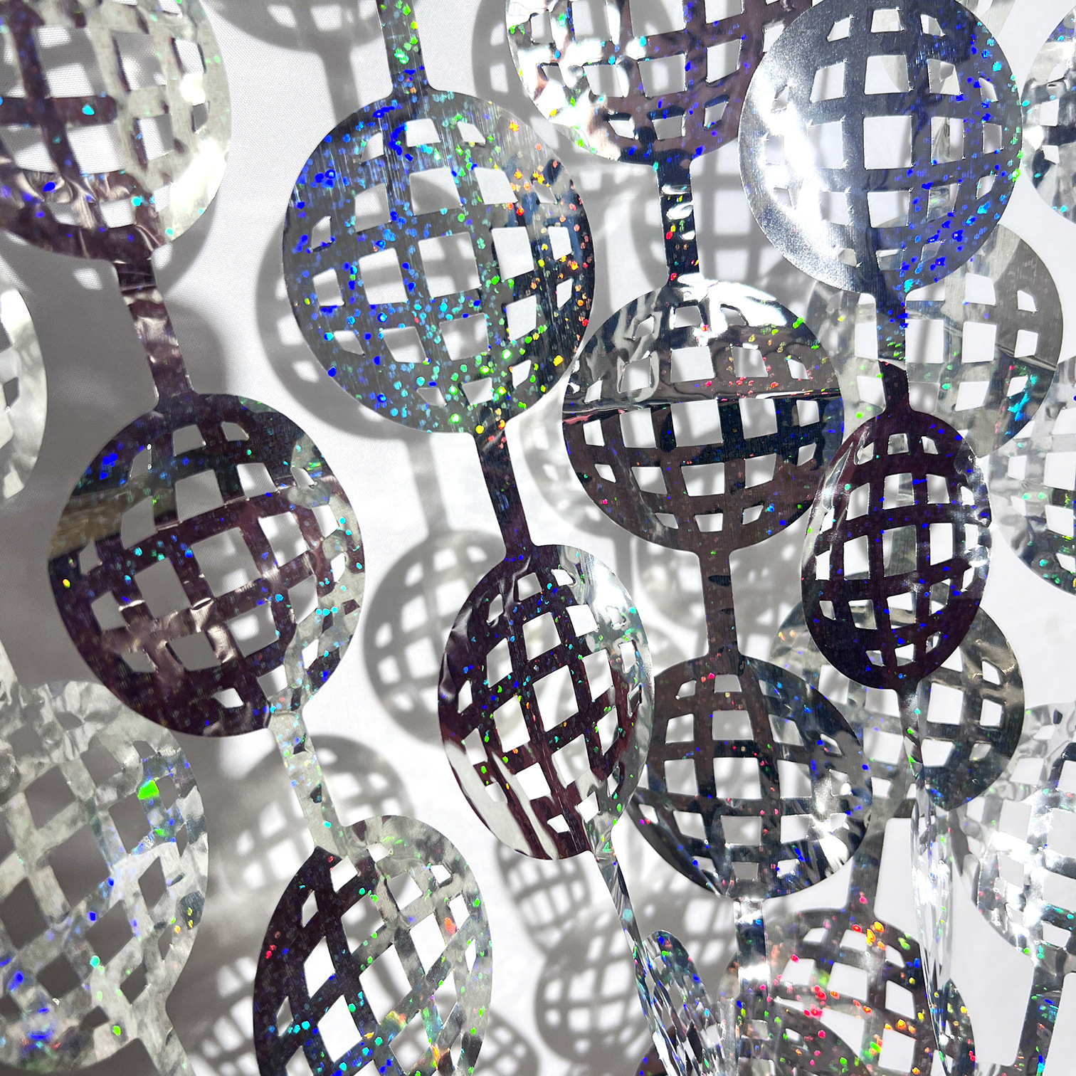 Amazon Disco Ball Lamp Rain Silk Door Curtain Bar Party Carnival Background Decoration Website Red Photo Supplies Props