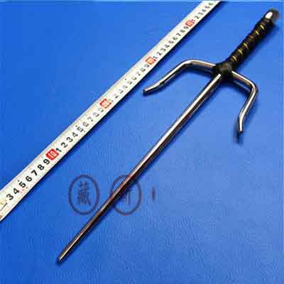 动漫周边cosplay武器道具 忍者神龟 峨眉刺 钢叉 分水刺 未开刃