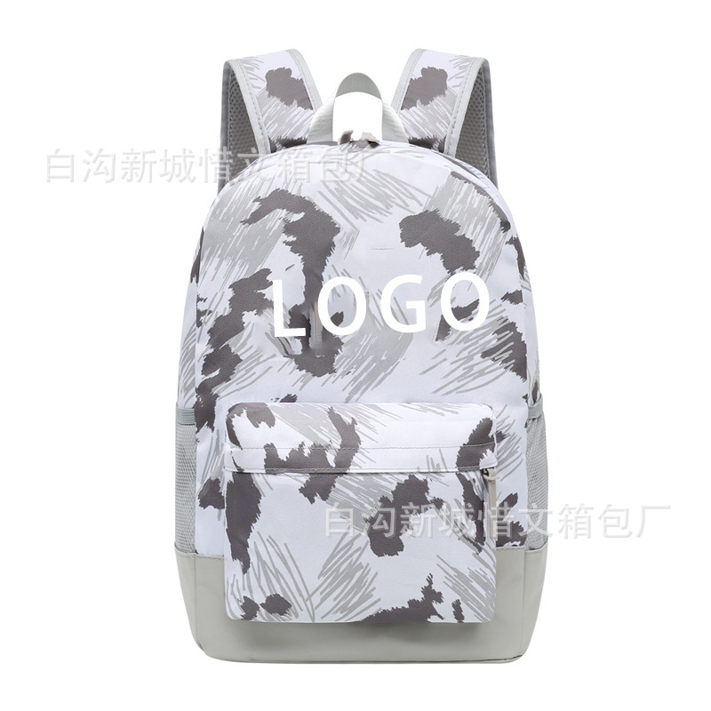 Factory Wholesale Camouflage Pink Oxford Cloth Men's and Women's Casual Backpack Outdoor Travel Tide Computer Schoolbag