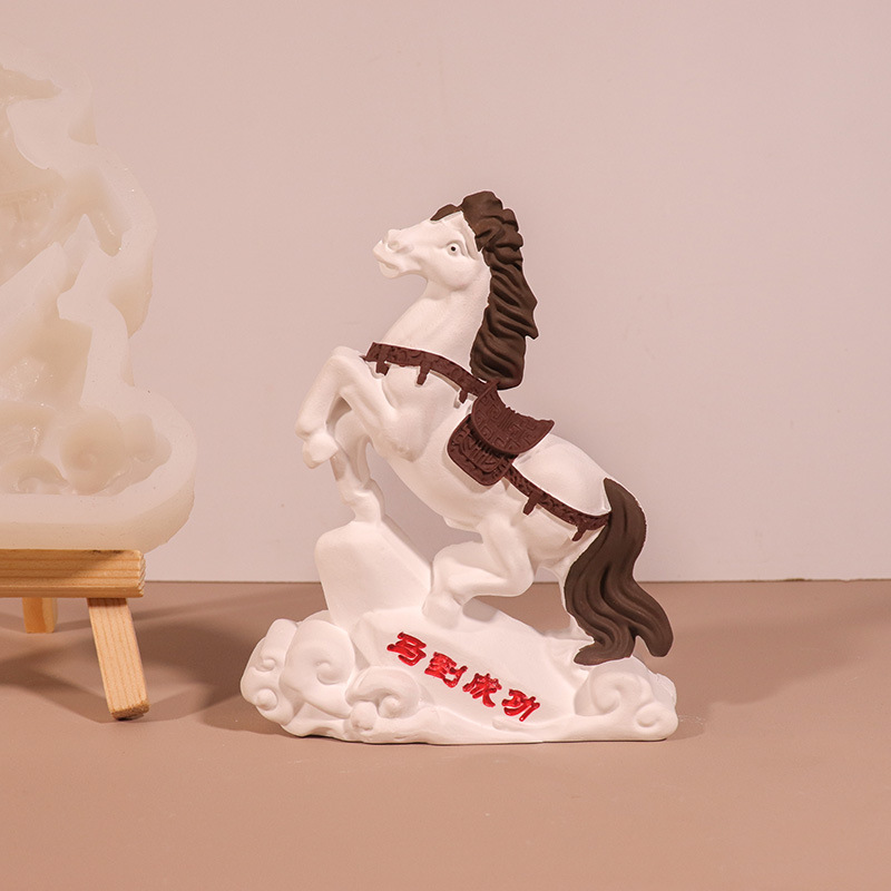 生肖马上到成功摆件工艺品领导办公室书房装饰品吉祥物礼物