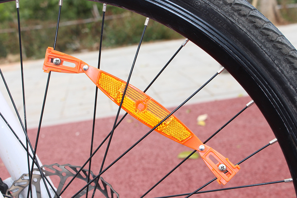 风行折叠自行车反光片夜骑安全反光贴警示牌代驾电动车货架反光板