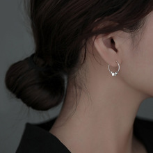 s925纯银耳环 时尚简约轻奢款 ins冷淡风小众设计感个性百搭耳饰