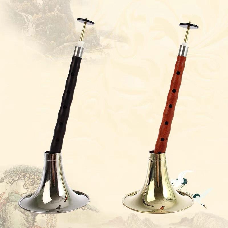 红木黑檀木乌木唢呐乐器全套初学者成人入门d调中号民族喇叭乐器