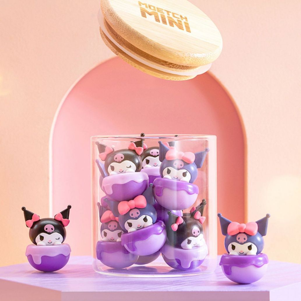 三丽鸥冰淇淋迷你萌趣豆可爱萌粒不倒翁盲盒盲袋库洛米玉桂狗玩具