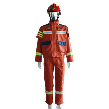 森林消防20款冬季抢险救援服橘红色芳纶救援工作服套装